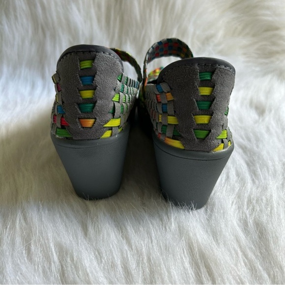 Steven By Steve Madden Multicolored Wedge Women Size 8.5 Slip On Mary Jane Shoes - Picture 5 of 8